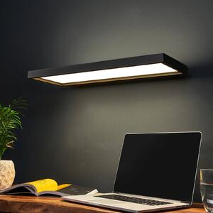 Arcchio LED irodai fali világítás Rick, fekete, fehér, dimmelhető, Fekete, Dolgozószoba / Iroda, Műanyag, Modern