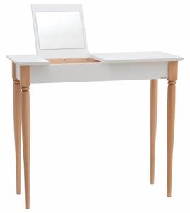 Fehér lakkozott RAGABA MAMO fésülködőasztal 85 x 35 cm
