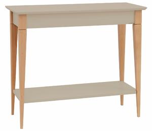 Bézs színű lakkozott RAGABA MIMO fésülködőasztal 85 x 35 cm