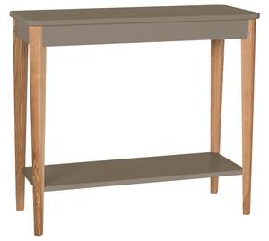 Barna lakkozott öltözőasztal RAGABA ASHME 85 x 35 cm