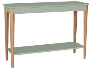 Zöld lakkozott öltözőasztal RAGABA ASHME 105 x 35 cm