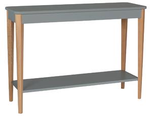Szürke lakkozott RAGABA ASHME 105 x 35 cm-es öltözőasztal 105 x 35 cm