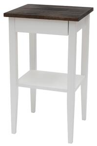 Sötétbarna tárolóasztal RAGABA ENTLIK 40 x 35 cm