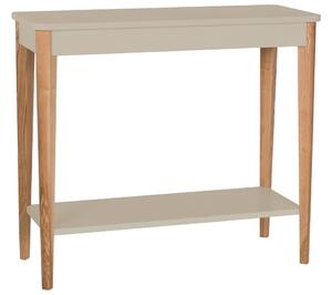 Bézs színű lakkozott RAGABA ASHME fésülködőasztal 85 x 35 cm