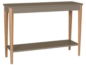 Barna lakkozott öltözőasztal RAGABA ASHME 105 x 35 cm