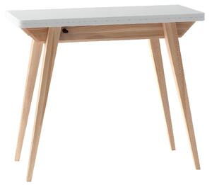 Fehér lakkozott összecsukható öltözőasztal RAGABA ENVELOPE 65 / 90 x 44 / 90 cm