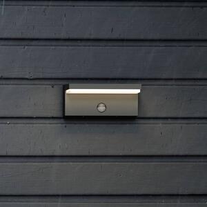 Philips LED kültéri fali lámpa Bustan UE, érzékelő, 2700 K, Fekete, Alumínium, Modern