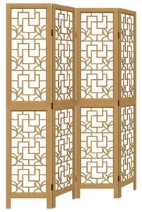 VidaXL Fa Térelválasztó - 4 Panel - 140x180 cm