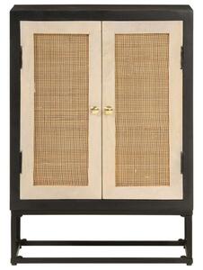 VidaXL Mangófa Tálalószekrény - Rattan - 55x30x76 cm