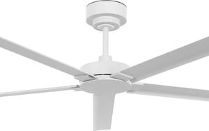 Beacon Lighting mennyezeti ventilátor Monza fehér DC csendes Ø 152 cm IP55, Fehér / opál, Nappali / Étkező, Alumínium, Modern