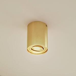 Arcchio mennyezeti spotlámpa Jolina, kerek, arany, 13 cm, fém, dimmelhető, Sárgaréz / arany, Nappali / Étkező, Alumínium, Modern