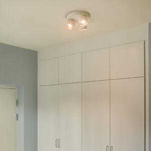 Nordlux Downlight Pitcher, GU10, 3 izzós, kerek, fém, fehér, dimmelhető, Fehér / opál, Nappali / Étkező, fém, Modern