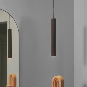 Nordlux Vico függőlámpa, fém ernyő, egylámpás, barna metál színű, dimmelhető, Barna / rozsda, Nappali / Étkező, Alumínium