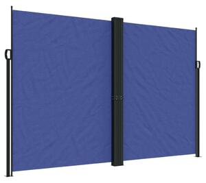 VidaXL kék behúzható oldalsó napellenző 220 x 600 cm