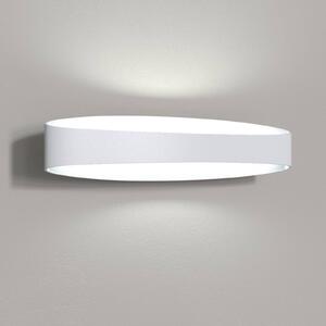 AILATI Bridge - LED-es fali lámpa öntött alumíniumból, Fehér / opál, Nappali / Étkező, Alumínium, Modern