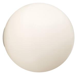 Artemide Dioscuri fali világítás, IP65, Ø 35 cm, dimmelhető, Fehér / opál, Folyosó, Üveg, Dizájn