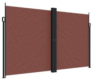 VidaXL barna behúzható oldalsó napellenző 200 x 600 cm