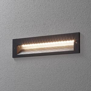 BEGA 33055 LED fali 3000K grafit 32 cm, Alu / szürke / cink, Folyosó, Alumínium