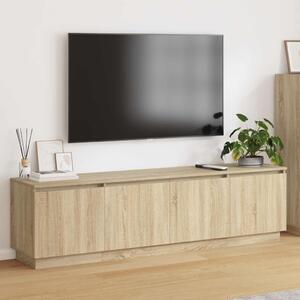 TV szekrény 180 x 38 x 49 cm Sonoma tölgy Szerelt Fa