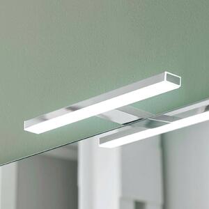 Ebir Esther 2 LED-es tükörvilágítás, króm, 28 cm, Króm / ezüst, Fürdőszoba, Műanyag, Modern