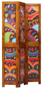 Szobaelválasztó Méz barna 105 x 1,5 x 180 cm Tömör Akácfa