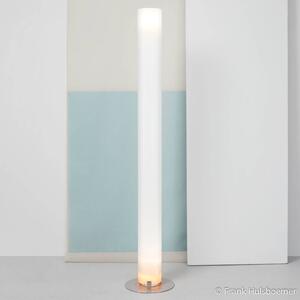 FLOS Stylos állólámpa henger alakban, magasság 200 cm, Fehér / opál, Nappali / Étkező, Műanyag, Dizájn