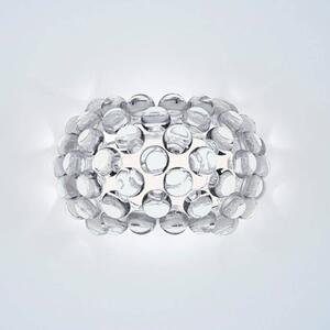 Foscarini Caboche Plus piccola R7s fali lámpa világos, dimmelhető, Tiszta / átlátszó, Nappali / Étkező, Műanyag, Dizájn
