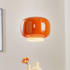 Foscarini Chouchin 1 LED lógó világítás, narancssárga, dimmelhető, Sárga / narancssárga, Konyha, Üveg, Dizájn