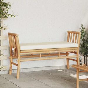 Kerti pad 2 -Seater 110 x 38 x 65cm bambusz Barna Négyszögletes