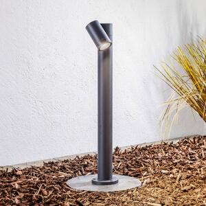 PRIOS Prios útvilágítás Tulimar, 1-lámpás, 60cm, fém, IP65, dimmelhető, Fekete, Alumínium, Modern