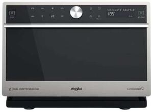 Whirlpool MWSC 9133 SX Mikrohullámú sütő, 33L, 1000W, 7 fokozat, 6TH SENSE, AutoClean