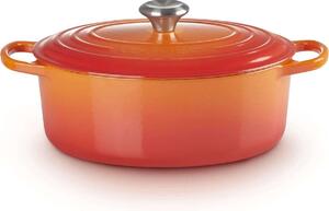 Le Creuset Signature Ovális Öntöttvas Főzőedény - Narancs - 31 cm