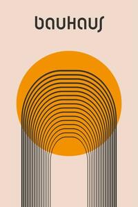Illusztráció Minimalist vintage 20s geometric design poster., Ekaterina Tarasova