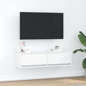 TV szekrény 100 x 31 x 25,5 cm Fehér Szerelt fa