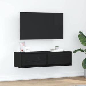 TV szekrény 100 x 31 x 25,5 cm Musta tammi Szerelt fa