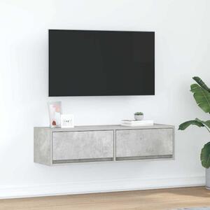 TV szekrény 100 x 31 x 25,5 cm Beton szürke Szerelt fa