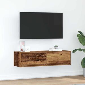TV szekrény 100 x 31 x 25,5 cm Régi fa Szerelt fa