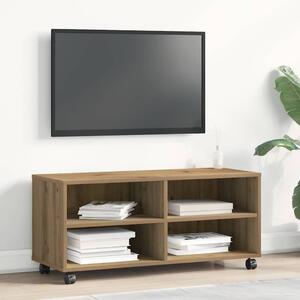 TV szekrény 90 x 35 x 40.5 cm Barna Szerelt fa