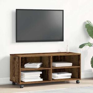 TV szekrény 90 x 35 x 40.5 cm Barna Szerelt fa