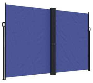 VidaXL kék behúzható oldalsó napellenző 220 x 1000 cm