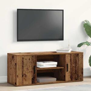 TV szekrény 100 x 35 x 40 cm Régi fa Szerelt fa