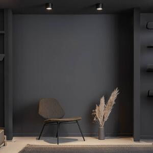 LOOM DESIGN Ray LED mennyezeti spot Ø9.3cm 13W fekete, dimmelhető, Fekete, Nappali / Étkező, Alumínium, Modern