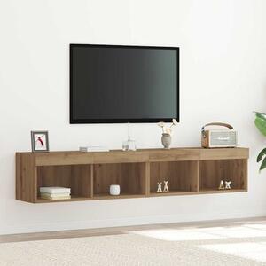 TV szekrény garnitúra 2 db Artisan tölgy Szerelt Fa