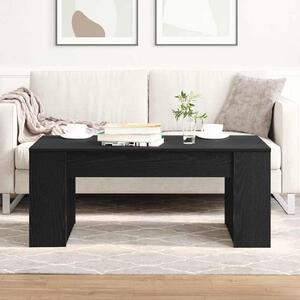 Dohányzóasztal Fekete tölgy 102 x 55 x 42 cm Szerelt Fa