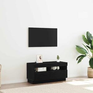 TV szekrény 80 x 35 x 40 cm Fekete tölgy Szerelt Fa