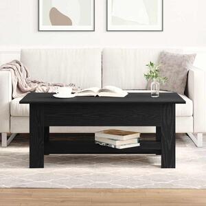 Dohányzóasztal Fekete tölgy 102 x 55 x 42 cm Szerelt Fa