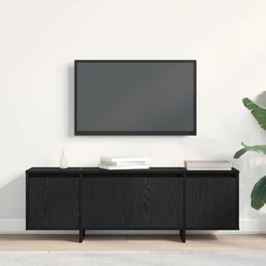 TV szekrény 120 x 30 x 40,5 cm Fekete tölgy Szerelt Fa