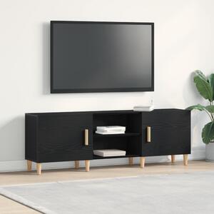 TV szekrény 150 x 30 x50 cm Fekete tölgy Szerelt Fa