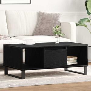 Dohányzóasztal Fekete tölgy 90 x 50 x 36.5 cm Szerelt Fa