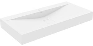 Mexen Poli konglomerát mosdó, 1/O 100 x 48 cm, fehér - 23021001